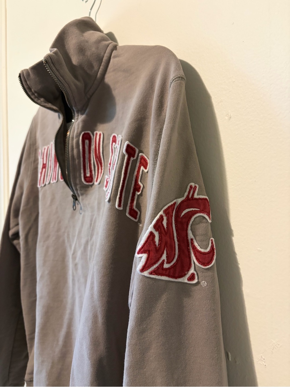 47 Brand Washington State Grey Quarter-Zip